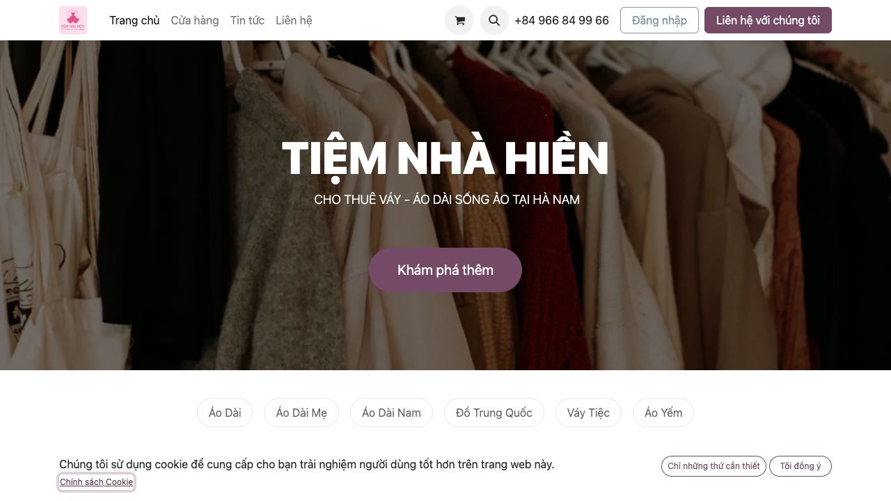 Screenshot of Tiệm Nhà Hiền