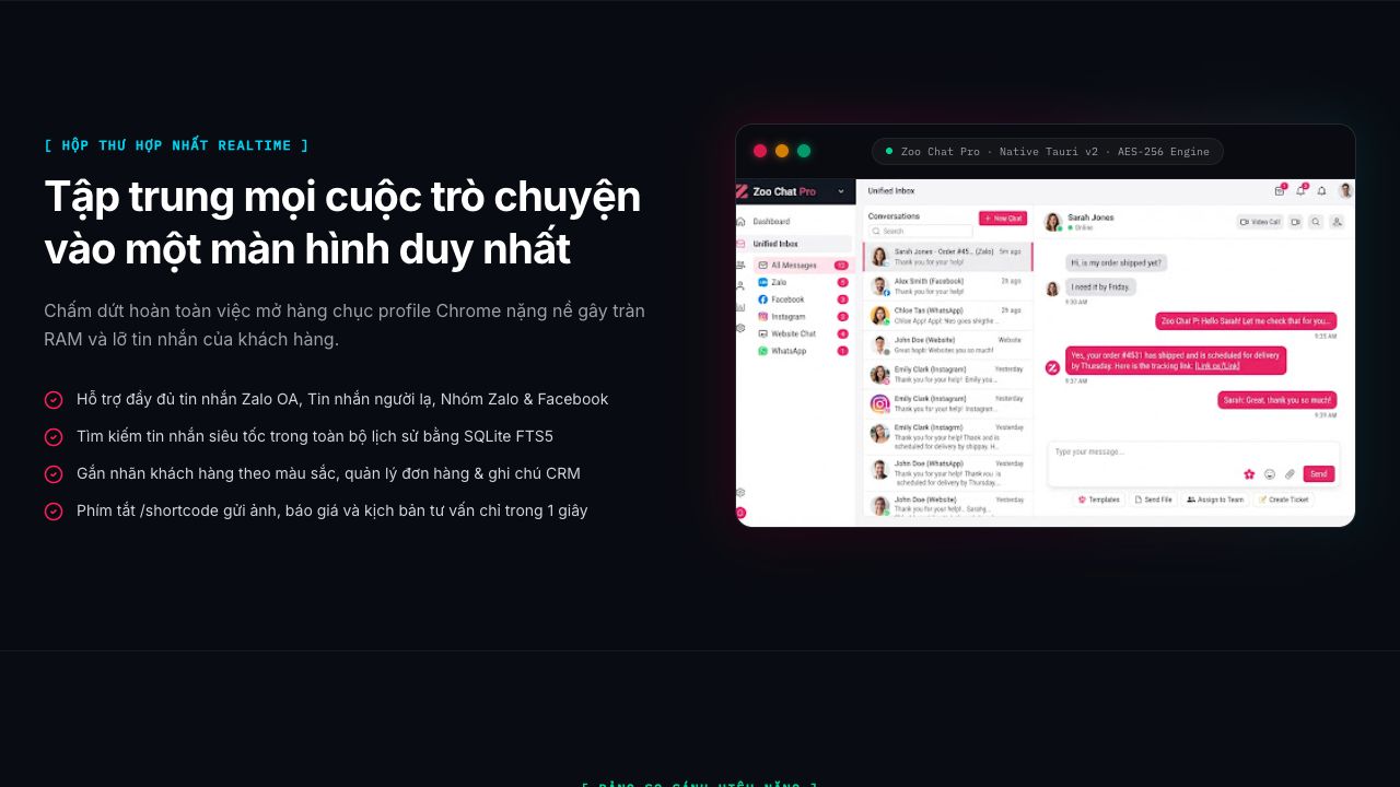 Screenshot of Zoo Chat Pro